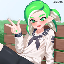 This is a pixiv picture whose title is イカ.