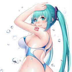 This is a pixiv picture whose title is ミク.