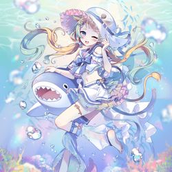 This is a pixiv picture whose title is 夏のこむぎちゃん.