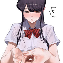 This is a pixiv picture whose title is 古見さんに穴を見せてもらってるだけ.