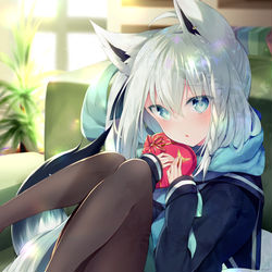 This is a pixiv picture whose title is 渡したい...けど....