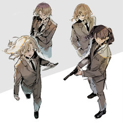 This is a pixiv picture whose title is スーツノクチル.