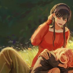 This is a pixiv picture whose title is 幸福の瞬き.