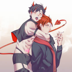 This is a pixiv picture whose title is 紅鉄.