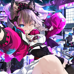 This is a pixiv picture whose title is 崩壊3rd パルドフェリス 公式絵.