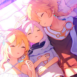 This is a pixiv picture whose title is お昼寝.