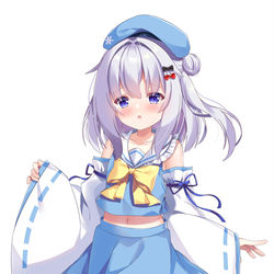This is a pixiv picture whose title is 雪風.