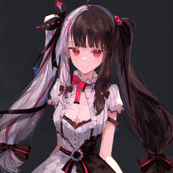 This is a pixiv picture whose title is 夜見れな.