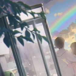 This is a pixiv picture whose title is 勿忘.