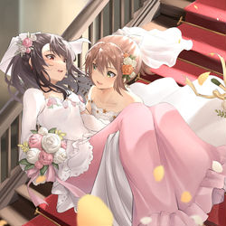 This is a pixiv picture whose title is ハプニングブライド.