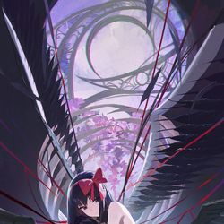 This is a pixiv picture whose title is 57日目,暁美ほむら.