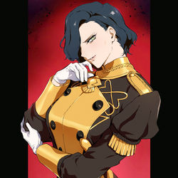 This is a pixiv picture whose title is Skeb＃11　ヒューベルト♀.