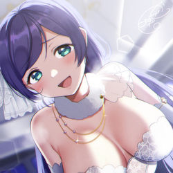 This is a pixiv picture whose title is 結婚初夜💜.