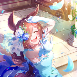 This is a pixiv picture whose title is 貴方のための“ライスシャワー”.