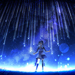 This is a pixiv picture whose title is 【FA】StellarStellar/星街すいせい.