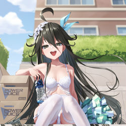 This is a pixiv picture whose title is counterside sky.