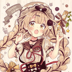This is a pixiv picture whose title is タピオカミルクティーちゃん.