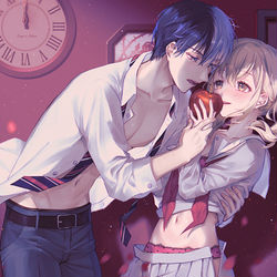 This is a pixiv picture whose title is 「ねえ 私と生きてくれる？」.