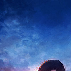 This is a pixiv picture whose title is いつもの帰り道.