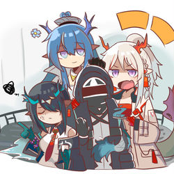 This is a pixiv picture whose title is 💚💙❤️.