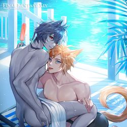This is a pixiv picture whose title is FF14 -ミコッテ13.