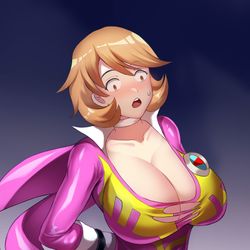 This is a pixiv picture whose title is 岳羽ゆかり「悪堕ち」.