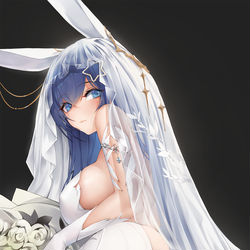 This is a pixiv picture whose title is 婚纱.