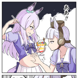 This is a pixiv picture whose title is 腹式展開.