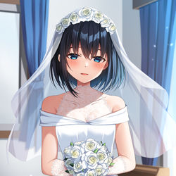 This is a pixiv picture whose title is 「…本気にしちゃいますよ？」.