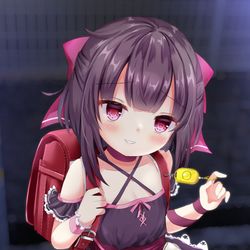 This is a pixiv picture whose title is 🎀🍫.