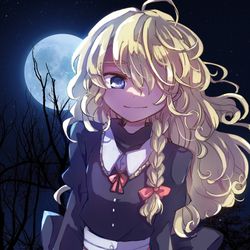 This is a pixiv picture whose title is 後戸の魔女.