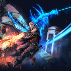 This is a pixiv picture whose title is Devil Trigger.