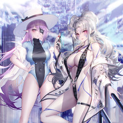 This is a pixiv picture whose title is 摸摸老oc.