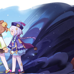 This is a pixiv picture whose title is 一緒に来ましょう.