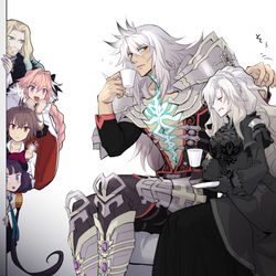 This is a pixiv picture whose title is ジクフリと奥様.