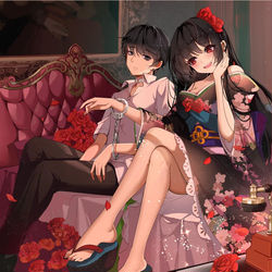 This is a pixiv picture whose title is 小说插图.