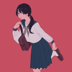 This is a pixiv picture whose title is 急げ.