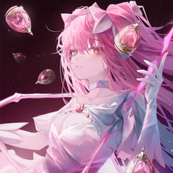 This is a pixiv picture whose title is Madoka.