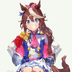 This is a pixiv picture whose title is 無敵のテイオー様に挑もうなんておろかなり♪.