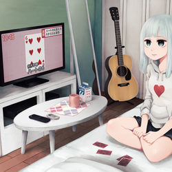 This is a pixiv picture whose title is ハートのエース.