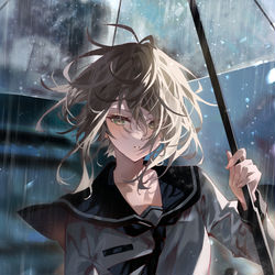 This is a pixiv picture whose title is 『…入る？』.