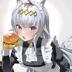 This is a pixiv picture whose title is メイドオグリ.