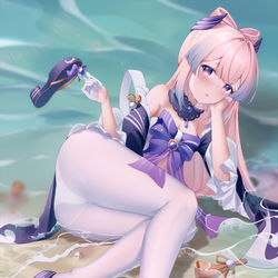 This is a pixiv picture whose title is 心海.
