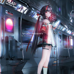 This is a pixiv picture whose title is 蒲牢- Arcade Summer.