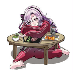 This is a pixiv picture whose title is 自由時間は芋ジャーを着ていそうなお嬢様.