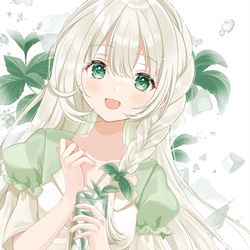 This is a pixiv picture whose title is ペパーミント・ウォーター🌿.