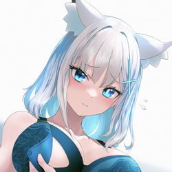 This is a pixiv picture whose title is シロコママ.