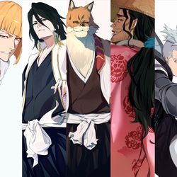 This is a pixiv picture whose title is 護廷十三隊.