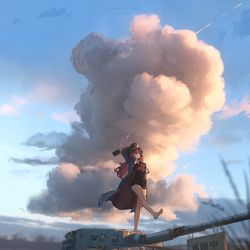 This is a pixiv picture whose title is イロハ.