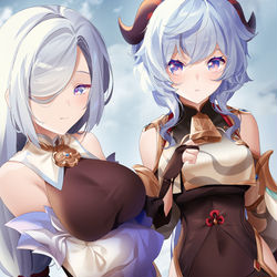 This is a pixiv picture whose title is ❄️.